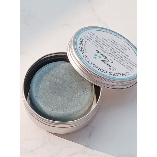 Curlies Conditioner Bar with Tin