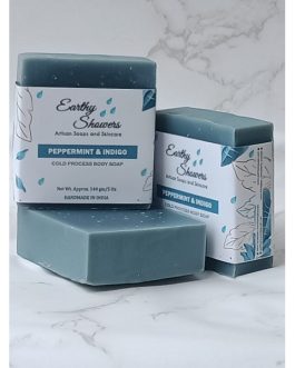 Peppermint and Indigo Soap
